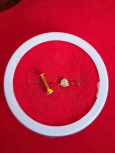 Stud Earring Set - Gold &amp; Crystal