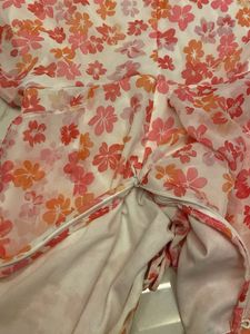 Charming Floral Print Midi Dress