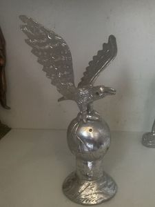 Vintage Eagle on Globe Figurine(aluminium)