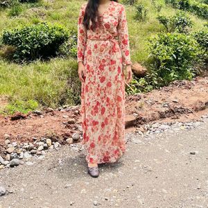 Floral Print Maxi Dress