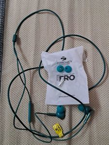 Zebronics (Zeb-Bro) Earphones with Mic - Green