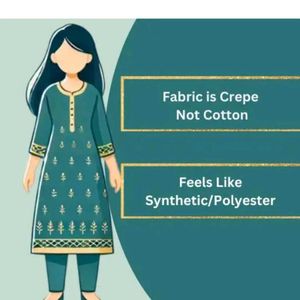 Vibrant Peacock Print Kurti