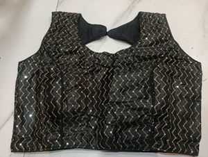 NEW Elegant Black Sequin Blouse