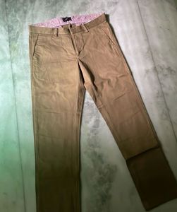 Allen Solly Men's Khaki Chinos Pant