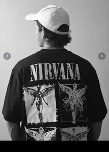 Men's Black Graphic T-Shirt