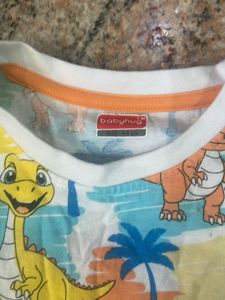 Dinosaur Print T-Shirt for Kids