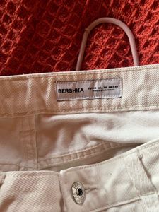 Bershka Baggy Jeans with Eyelet Detail