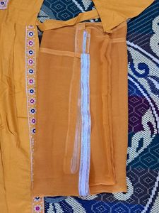 Nyra Cut Kurta Set IN Pretty Mustard Color