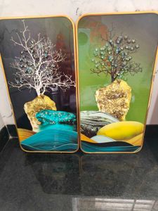 Set of 2 + 1 Decorative Wall Art