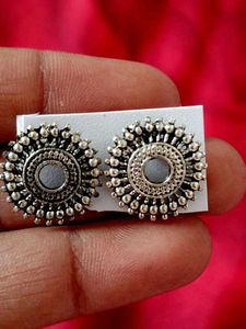 Oxidized Studs Earings