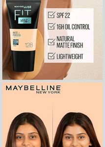 Maybelline Fit Me Foundation Shade no. 128