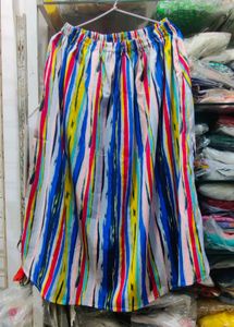 S, M, L &amp; XL size Bohemian Striped Skirt