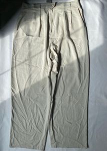 Sage Green Wide Leg Trousers