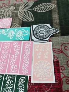 Mehndi Stencils for Henna Tattoo Art