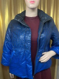 Stylish Blue Puffer Jacket