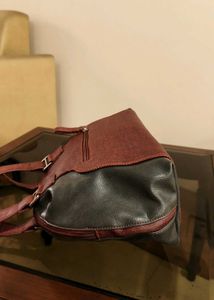 Bagit Red Black Stylish Functional Handbag