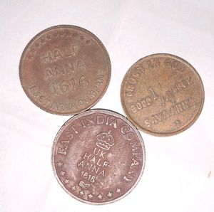3Collectible temple token coins
