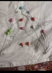 necklace with earring