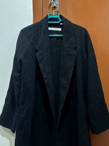 Elegant Black Trench Coat