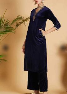 💓shae by Sassafras Elegant Velvet Kurta