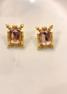 New Stunning Pink Gemstone Earrings &amp; Ring
