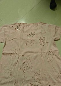 Distressed Pink T-Shirt