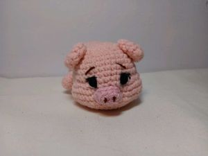 Crochet Pig Plush
