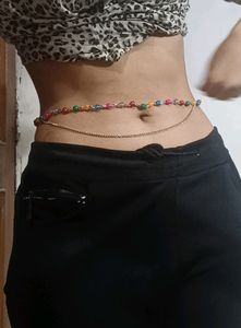 'Y2k Life' Two Tier Waistchain