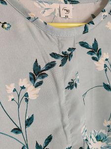 Floral Print Blouse Top