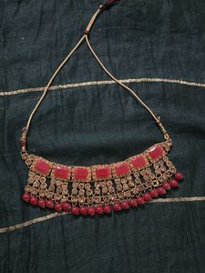 Stunning Red Stone Jewellery Set