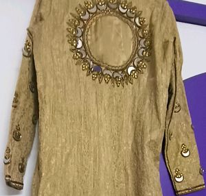 Party Wear Designer Jute Gown