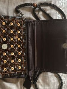 wooden sling bag detachable straps