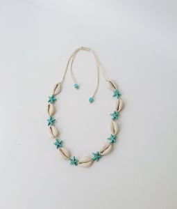 Boho Seashell & Starfish Necklace
