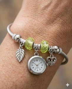 Charming Beaded Watch Bracelet