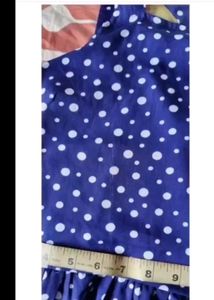 Blue Polka Dot Dress