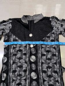 Western Black &amp; White Kurti