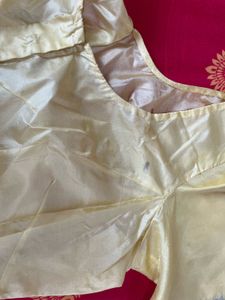 Beautiful Yellow Saree with Green Border