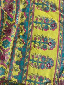 Vibrant Yellow Ethnic Kurta Set with Jacket