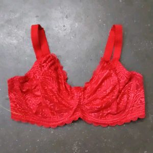 Red Lace Bra
