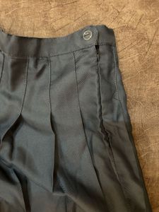 ᯓ★ y2k Pleated Office Siren Grey skirt