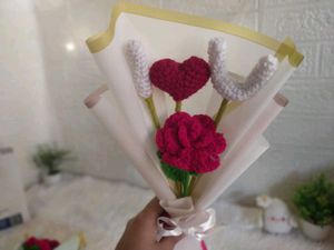 Handmade Crochet Flower Bouquet