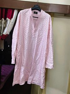 Chic Eyelet Cotton Kurta