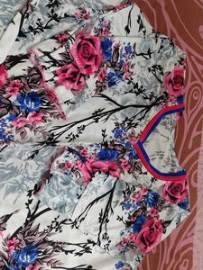 Women's Floral Print Nightgown