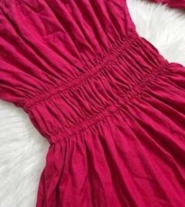 Brand new Chic Magenta Tiered Mini Dress