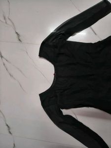 Elegant Black Anarkali Gown