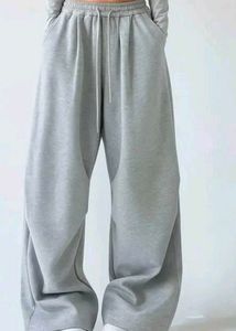 Grey Wide Leg Sweatpants