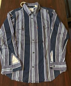Levi's Striped Long Sleeve Button-Up Shir
