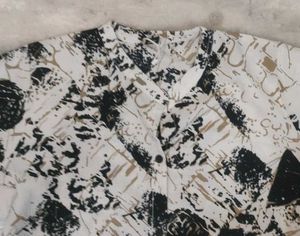 Abstract Print Casual Tunic