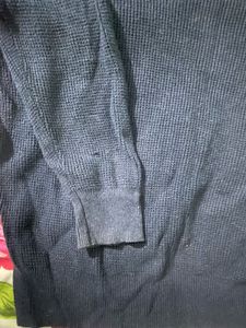 Navy Knit Sweater - Classic Style