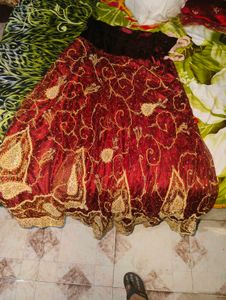 maroon beautiful Georgette lehenga choli